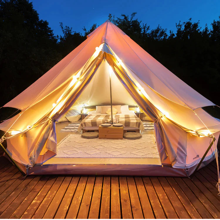 Solcelledrevet Campingbelysning