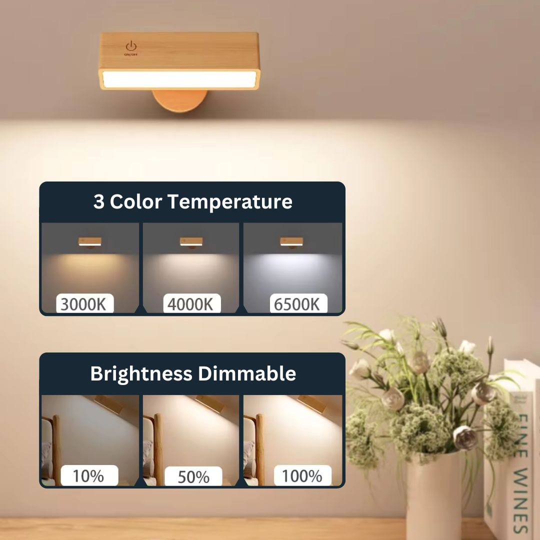 Oppladbar 360° LED-lampe