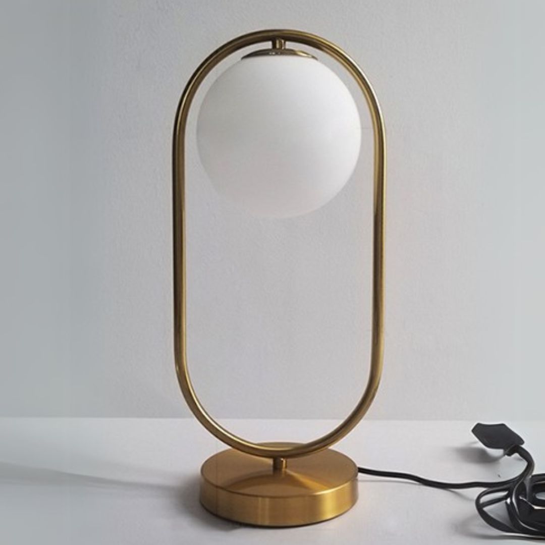 Vilnus - Moderne Glasskule Bordlampe