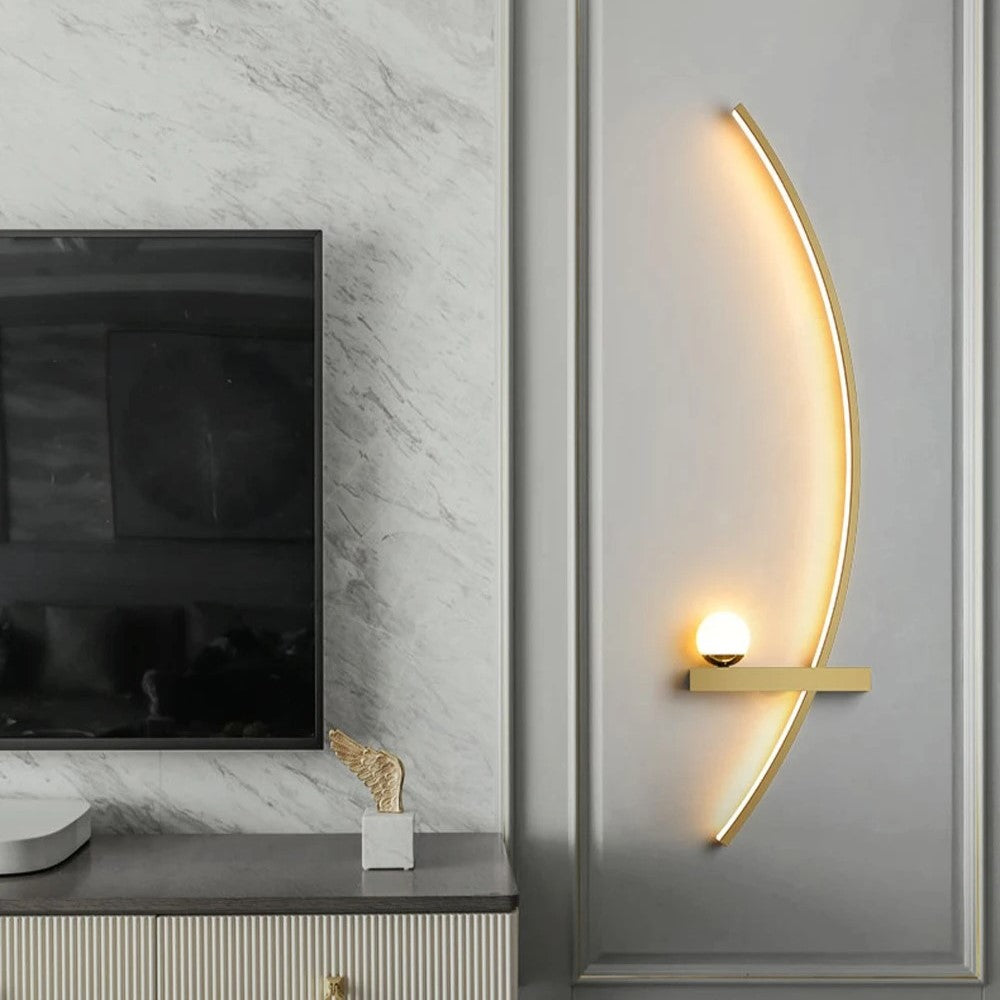 KurveSfære™ - Minimalistisk LED-vegglampe (Pakke med 2 stk.) (Ryddesalg)
