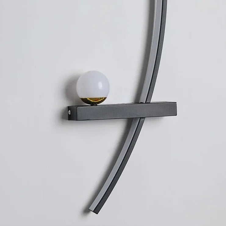 KurveSfære™ - Minimalistisk LED-vegglampe (Pakke med 2 stk.) (Ryddesalg)