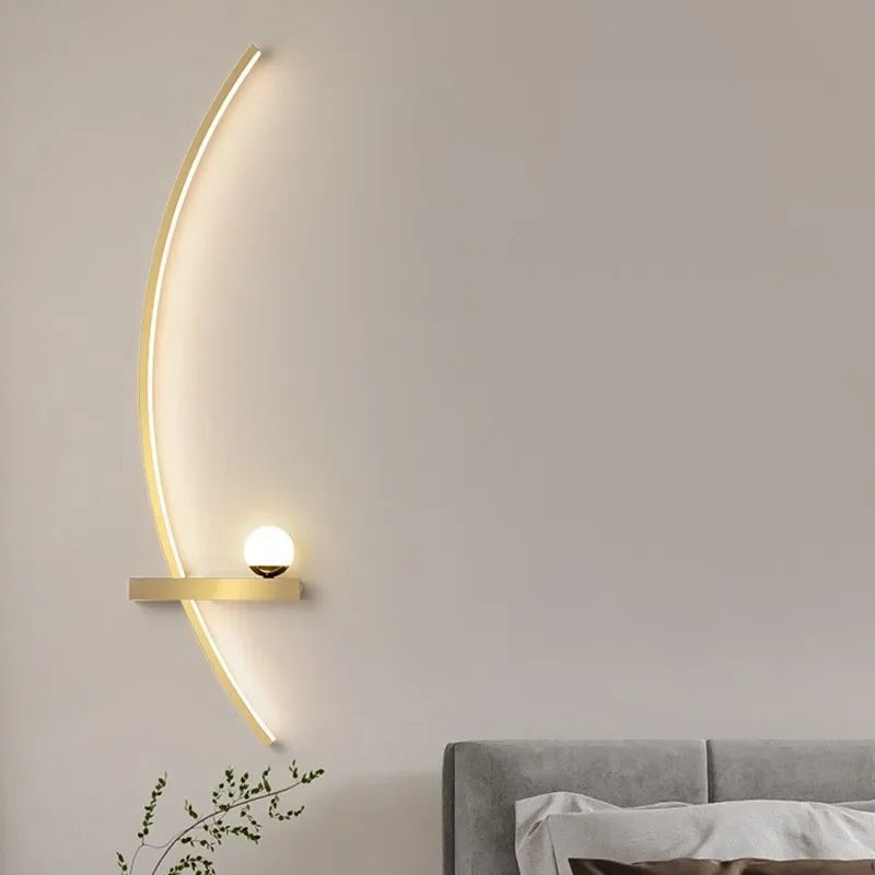 KurveSfære™ - Minimalistisk LED-vegglampe (Ryddesalg)