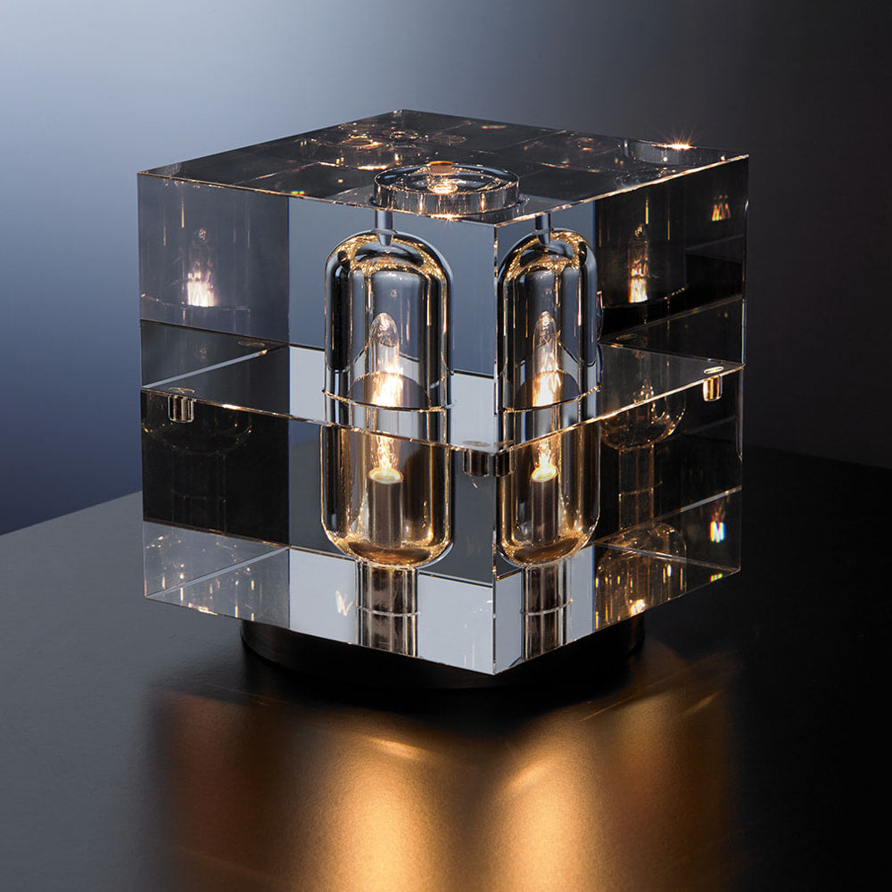 Cubelux - Nordisk LED Luksus Krystallbordlampe