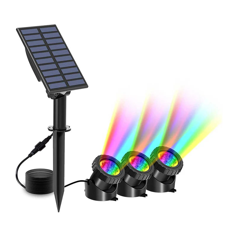 ColorWave™- RGB-solcellebelysning for dammer og bassenger