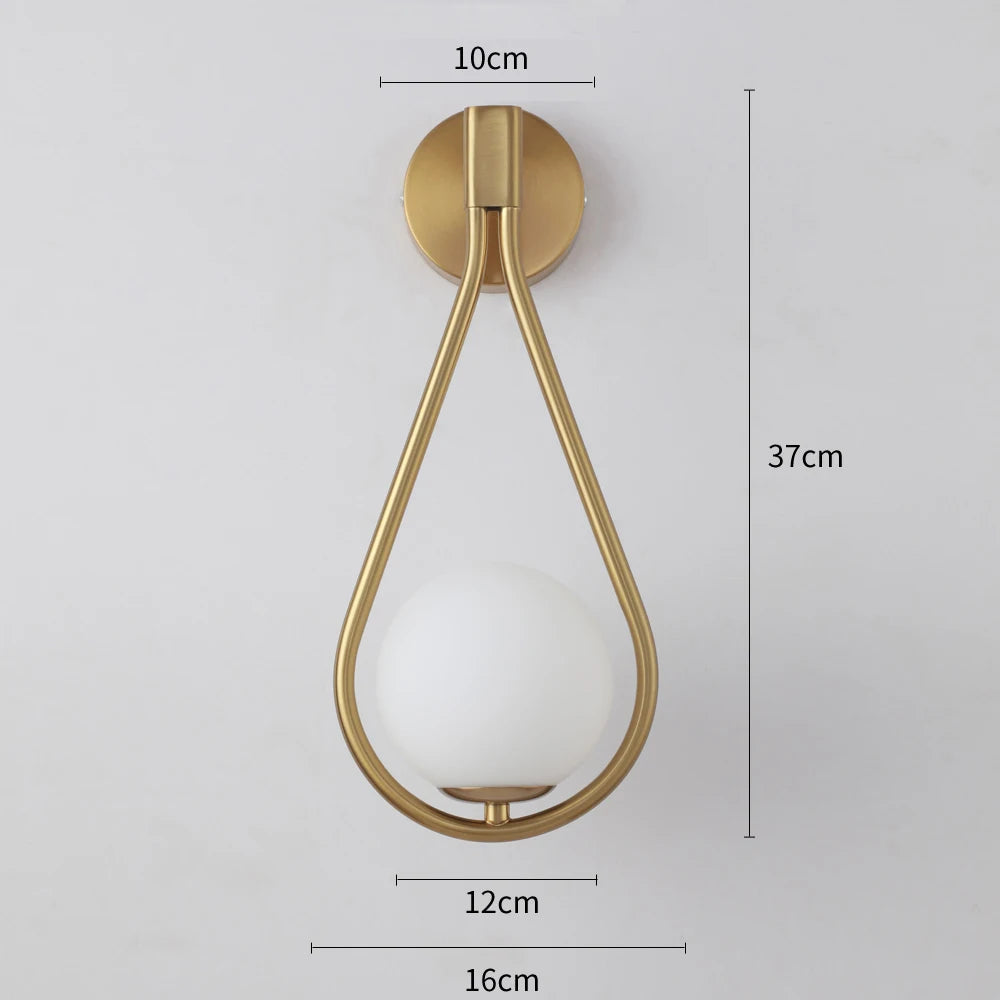 Sfærelys™ - Vegglampe fra midten av århundret