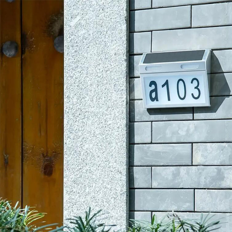Solenergi Rustfritt Stål Adresse Lys