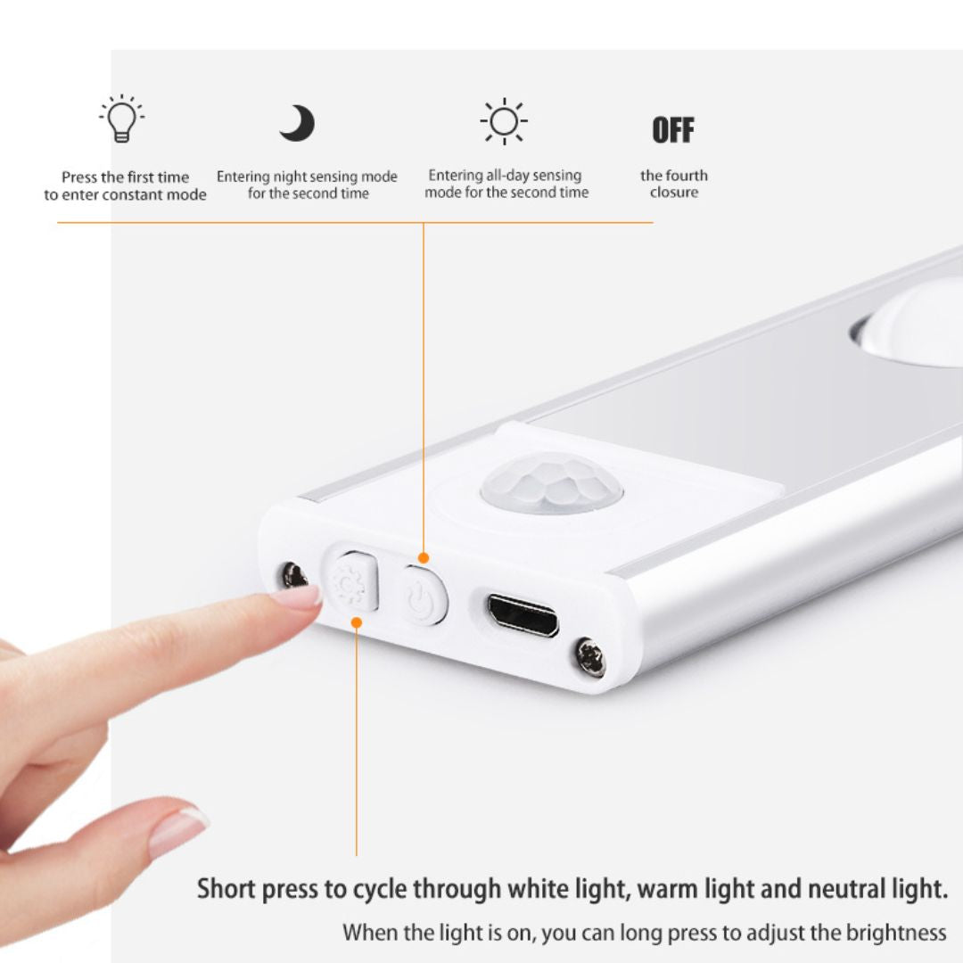 MagniGlow 2.0 - Trådløse LED-striper med bevegelsessensor