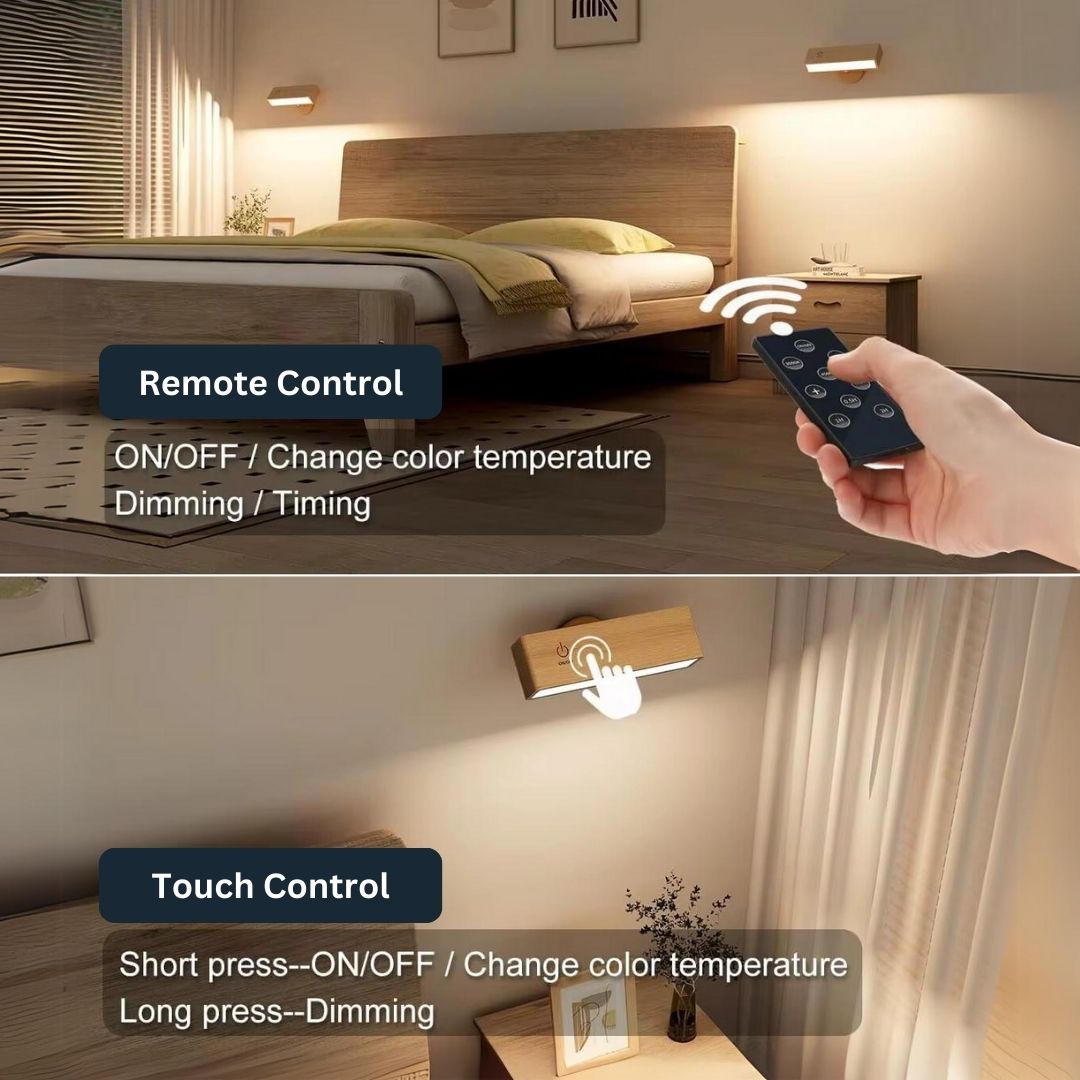 Oppladbar 360° LED-lampe