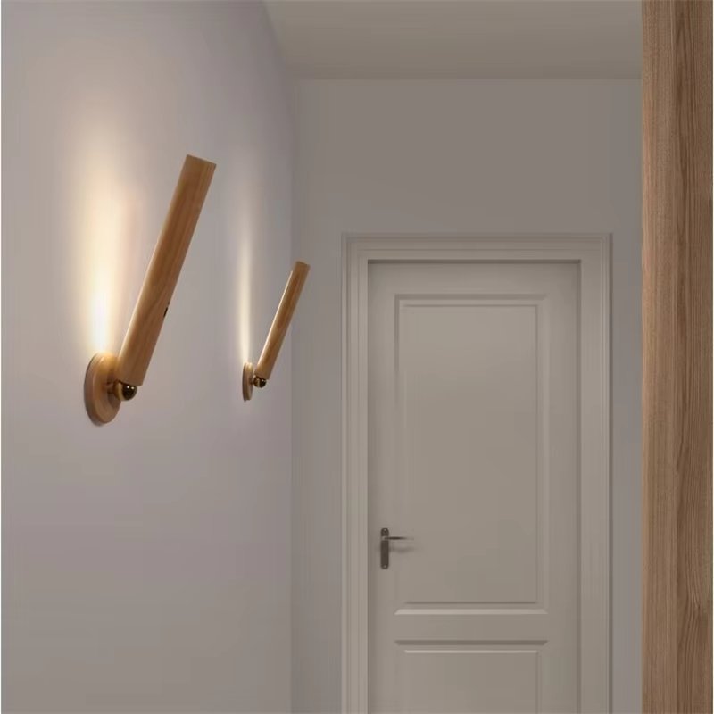 Lustre - Oppladbar lampett i tre
