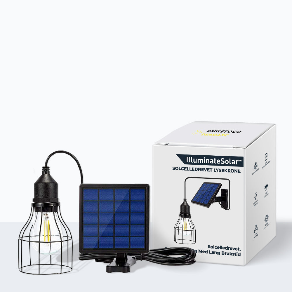 Solcelledrevet Lysekrone