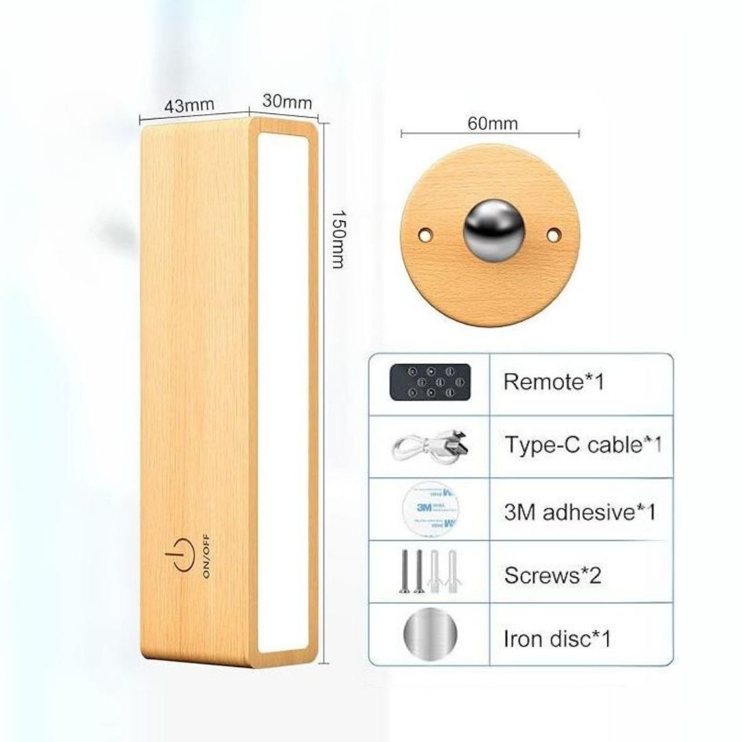 Oppladbar 360° LED-lampe