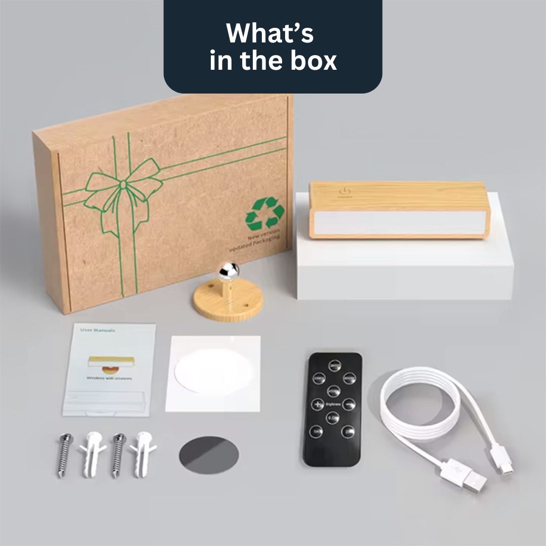 Oppladbar 360° LED-lampe