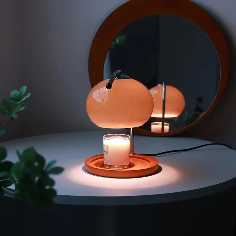 Solis - Bordlampe med stearinlys
