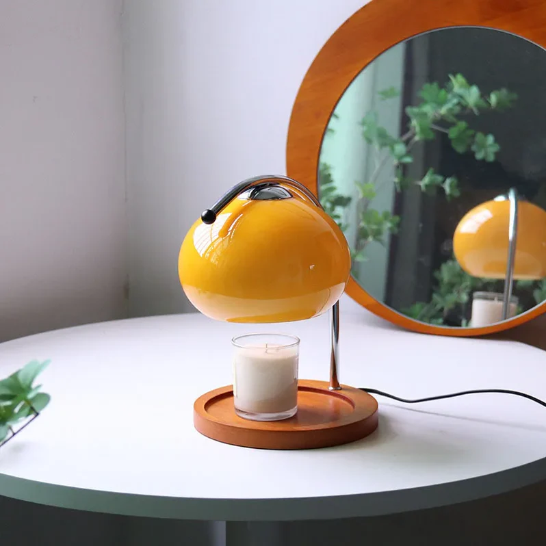 Solis - Bordlampe med stearinlys