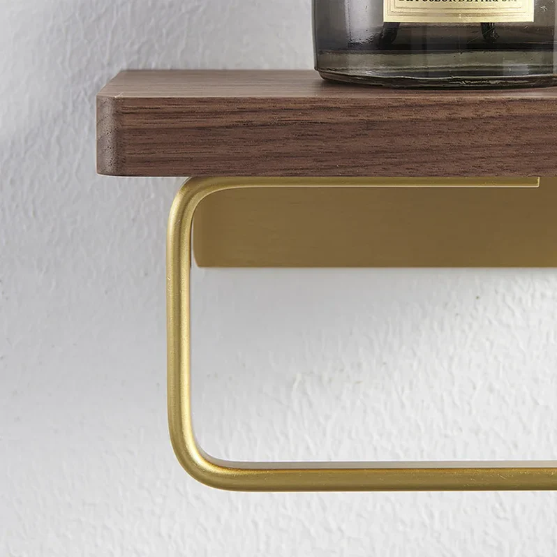 Decoris - Toalettrullholder i Messing og Tre
