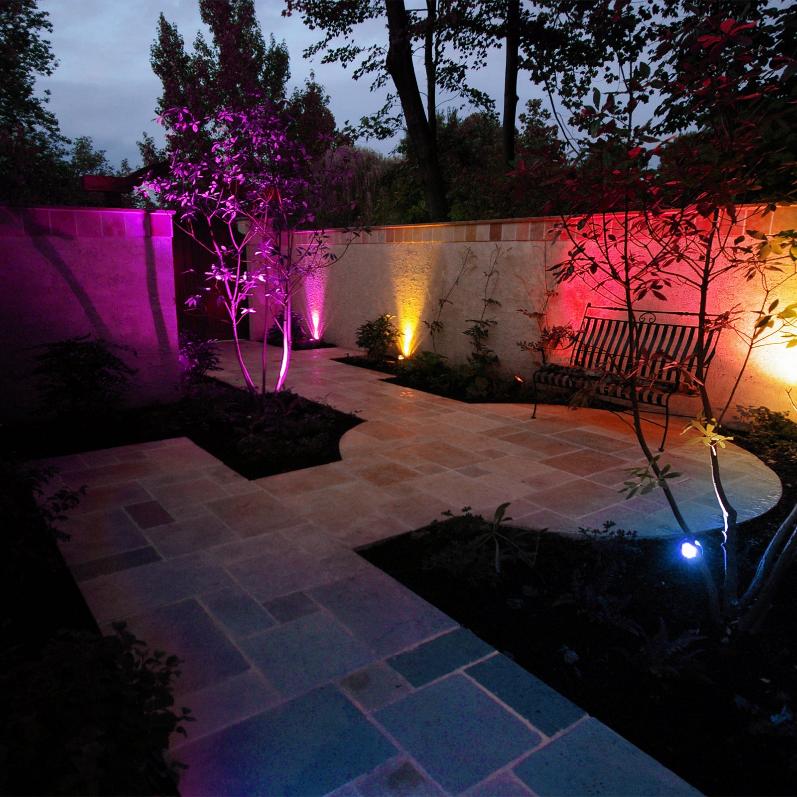 ColorSplash™ - RGB-solcelle-spotlights for utendørs bruk
