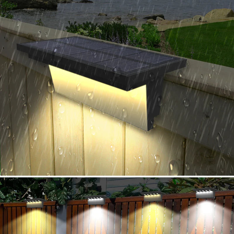 VividSolar™ - Flerfarget solcellelampe for gjerde