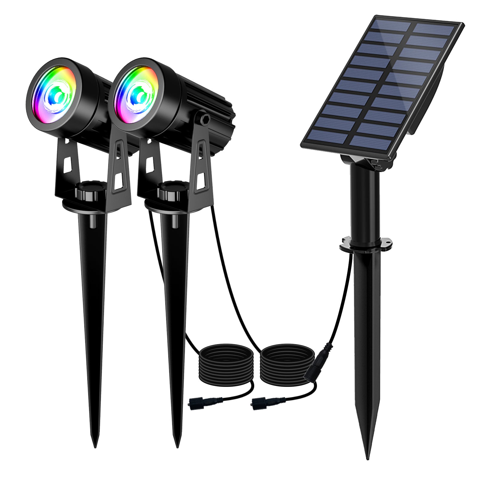 ColorSplash™ - RGB-solcelle-spotlights for utendørs bruk