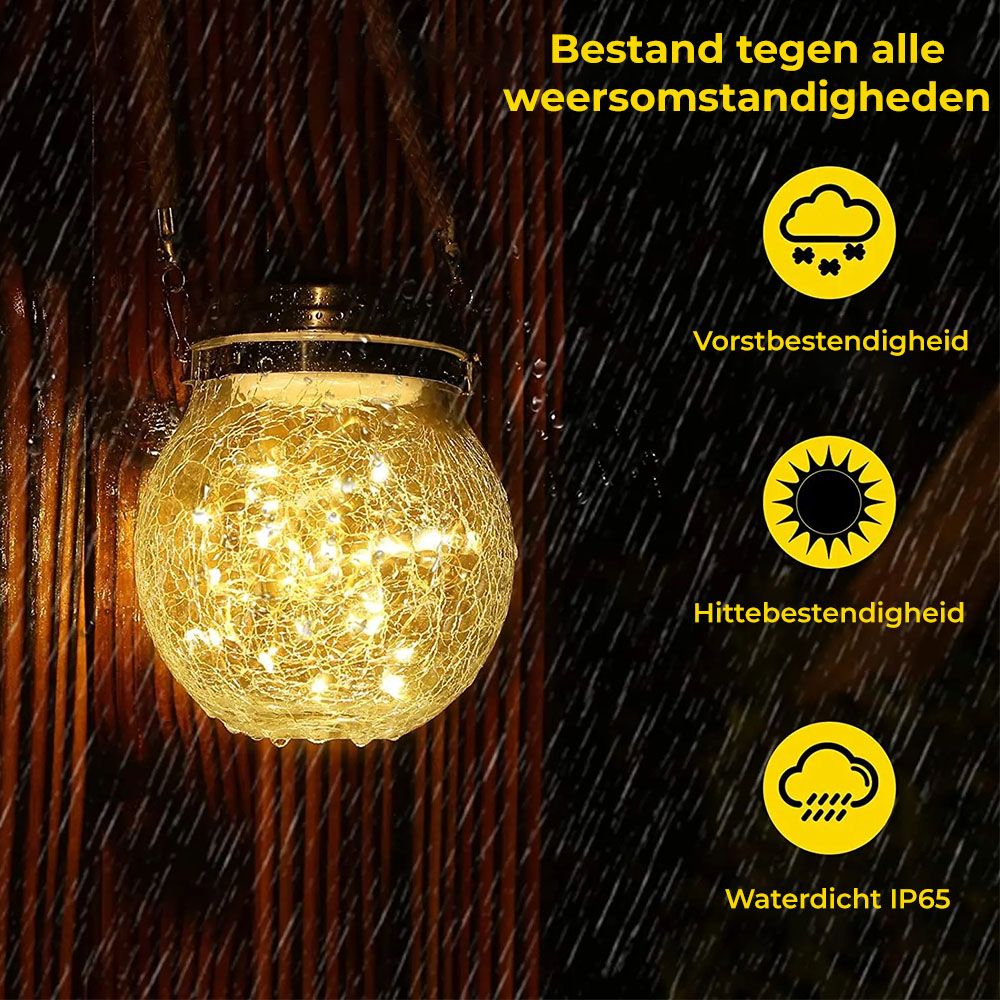 LumiJar™ - hengende solcellelamper til hagedekorasjon