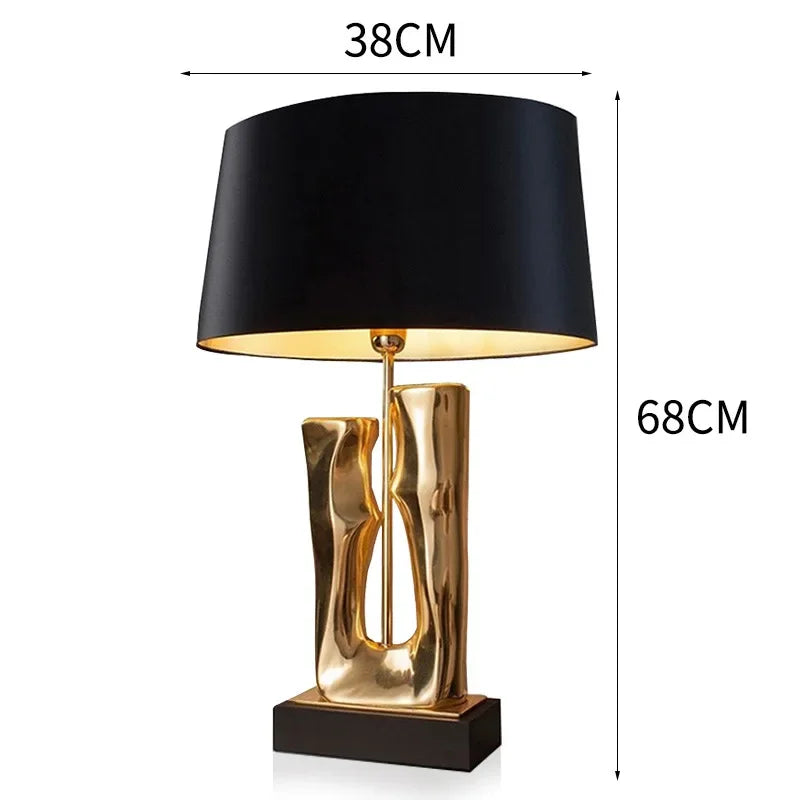 GoldenRock Bordlampe