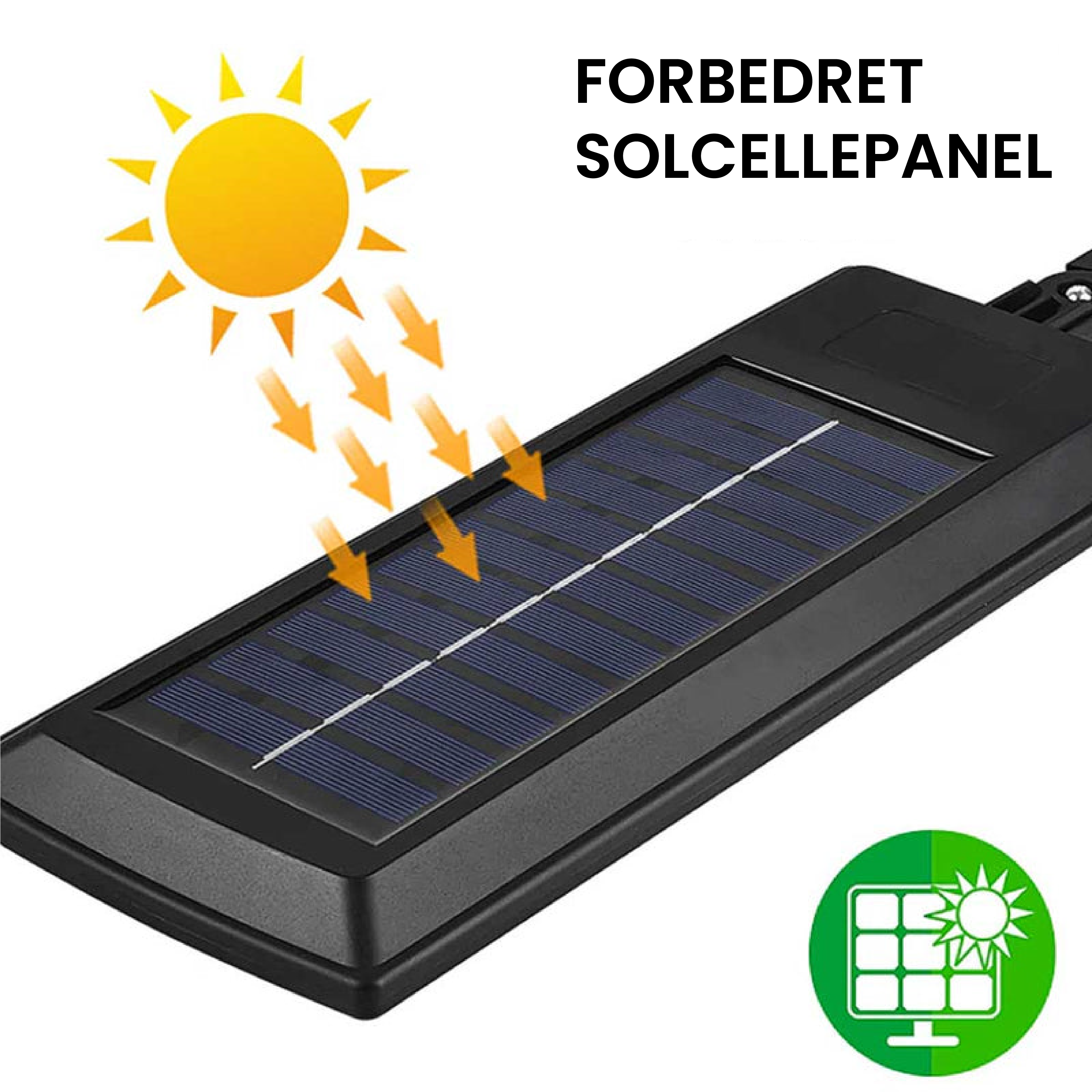 Solcelle LED-lampe 800W