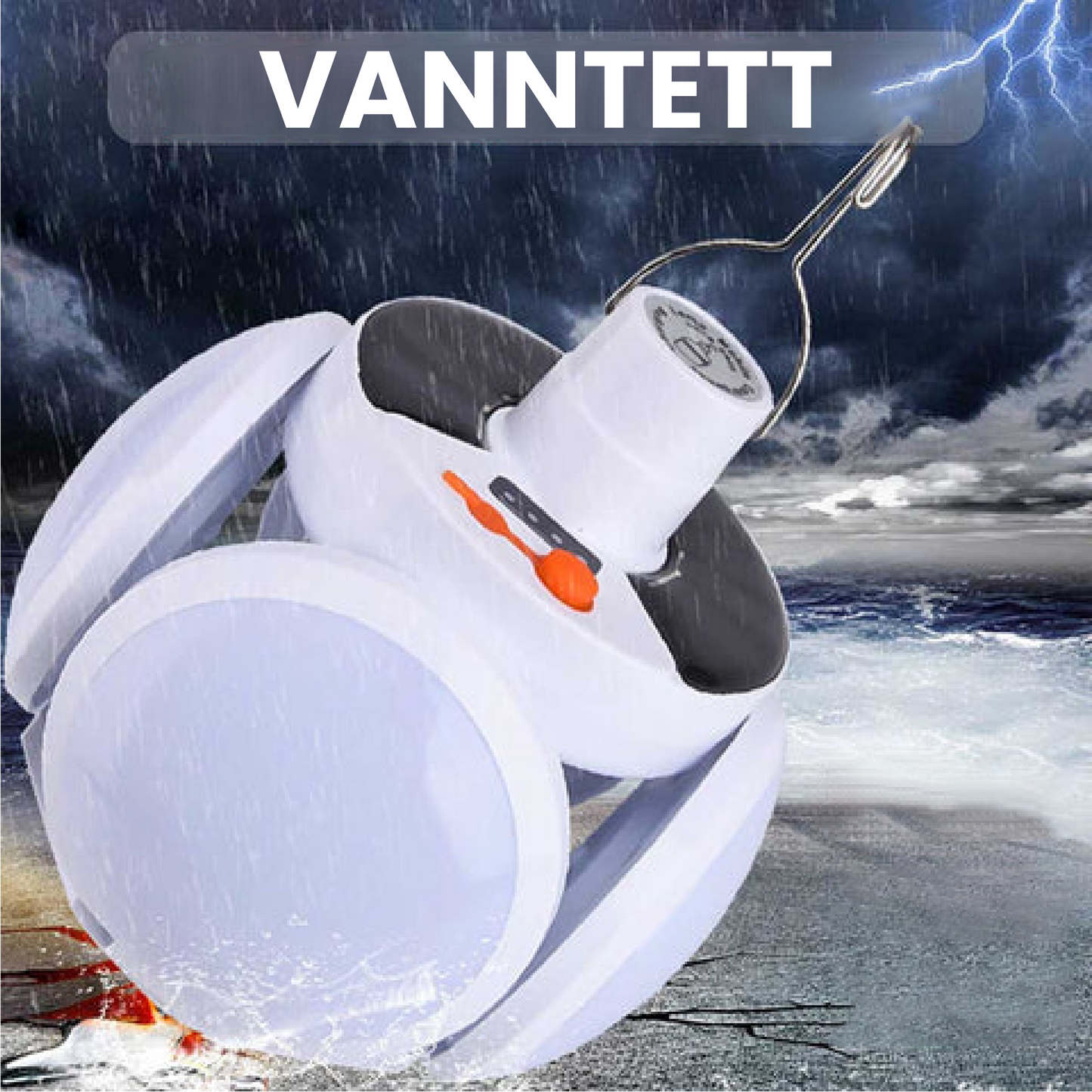 Bulby® 2 i 1 solcellelampe