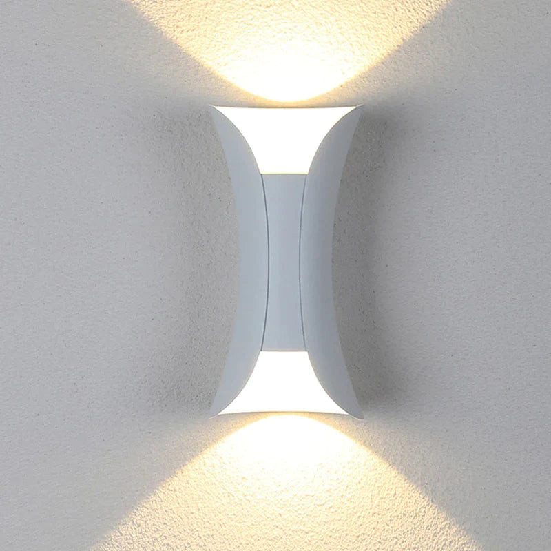 Ljusvindé™ - Vanntett LED-vegglampe i aluminium for utendørs bruk