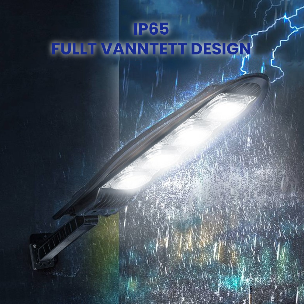 DragonSolar™- 600W soldrevet utendørslys med bevegelsesdeteksjon