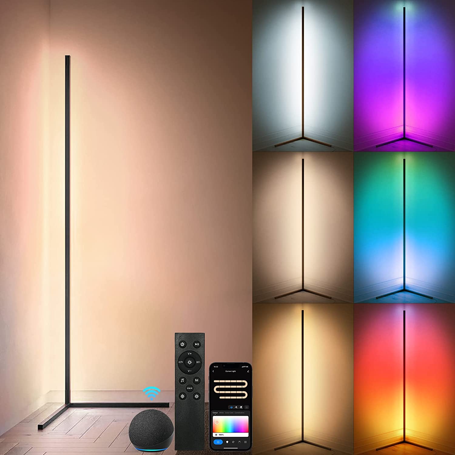 ChromaGlow - Smart Gulvlampe