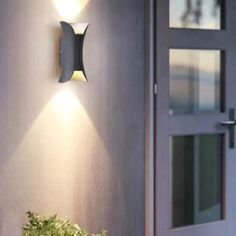 Ljusvindé™ - Vanntett LED-vegglampe i aluminium for utendørs bruk
