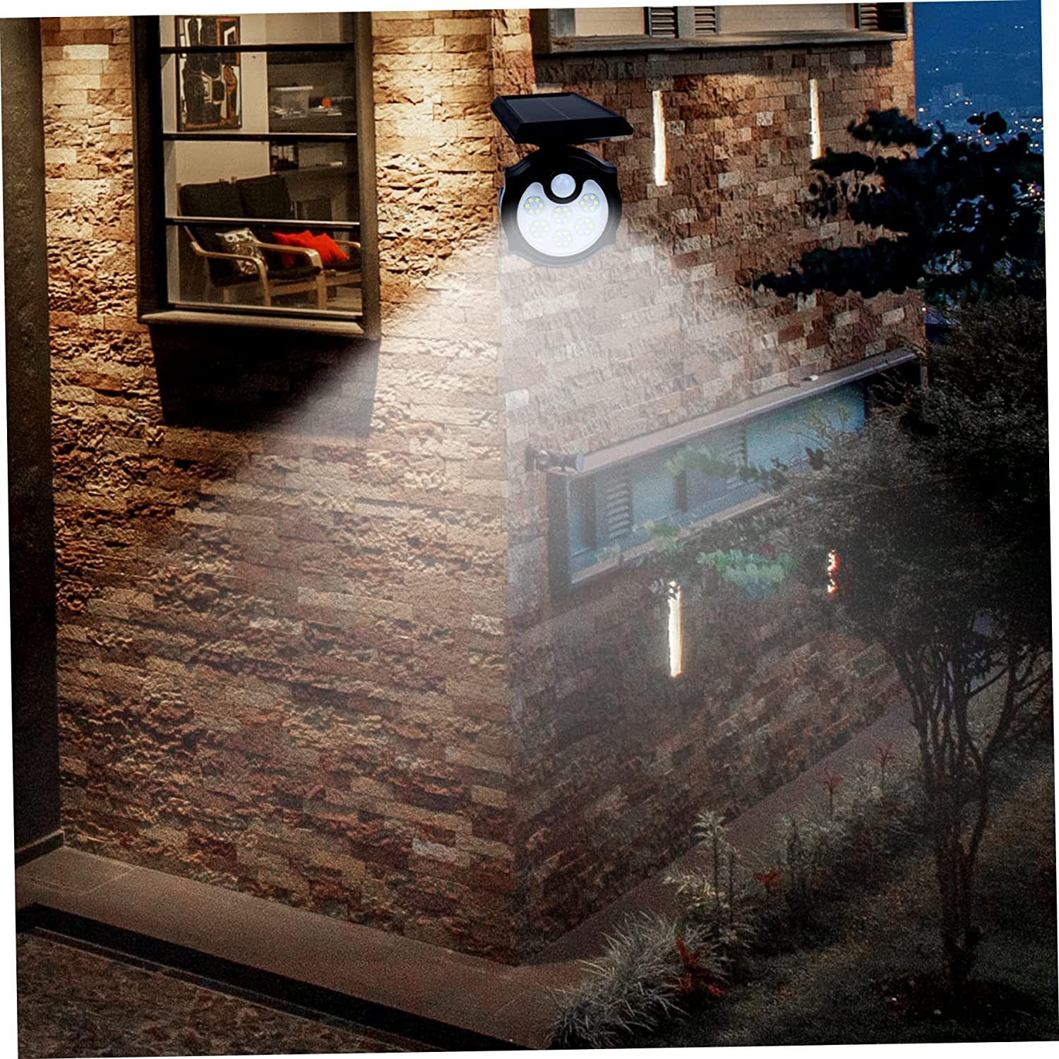 LED solcelle spotlight