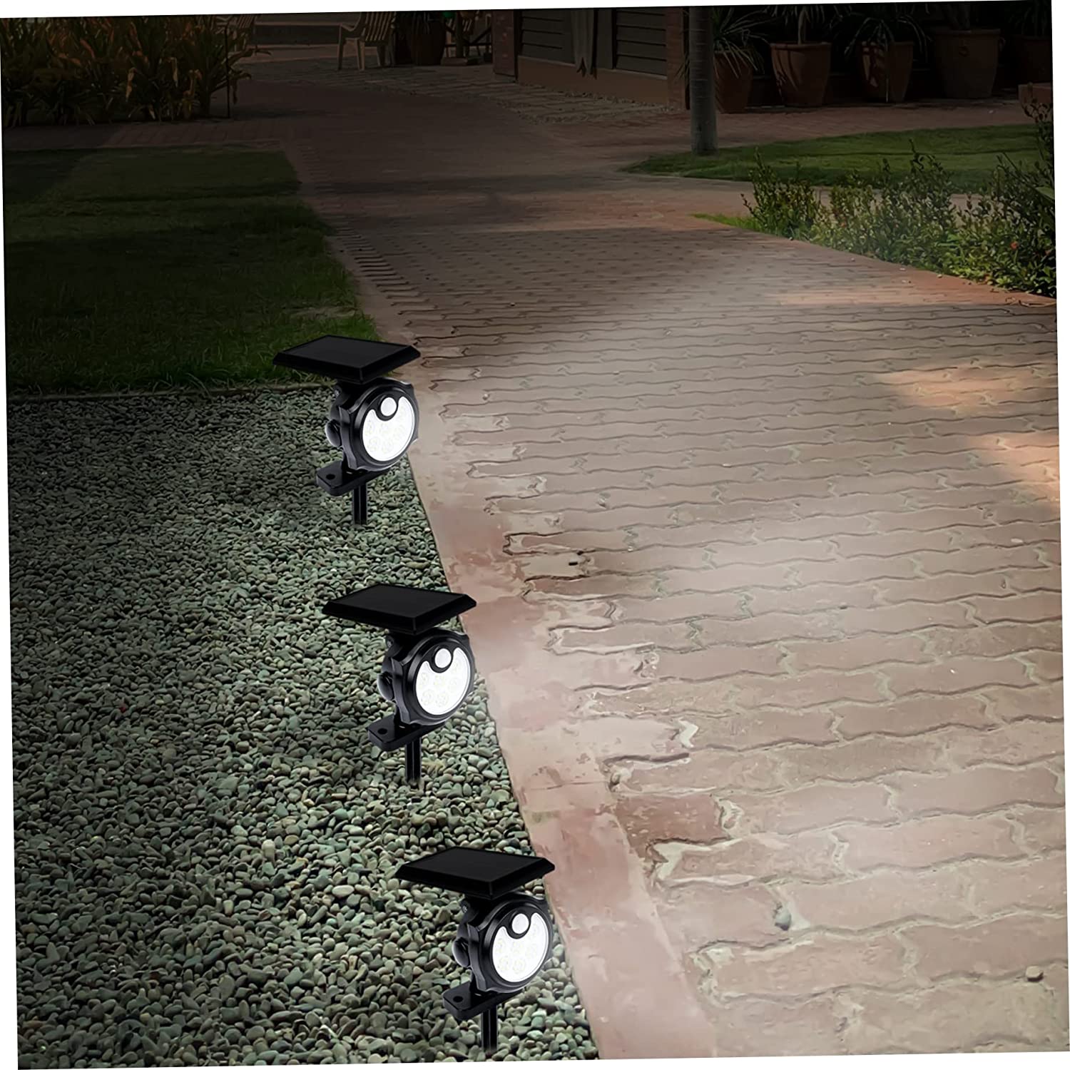 LED solcelle spotlight