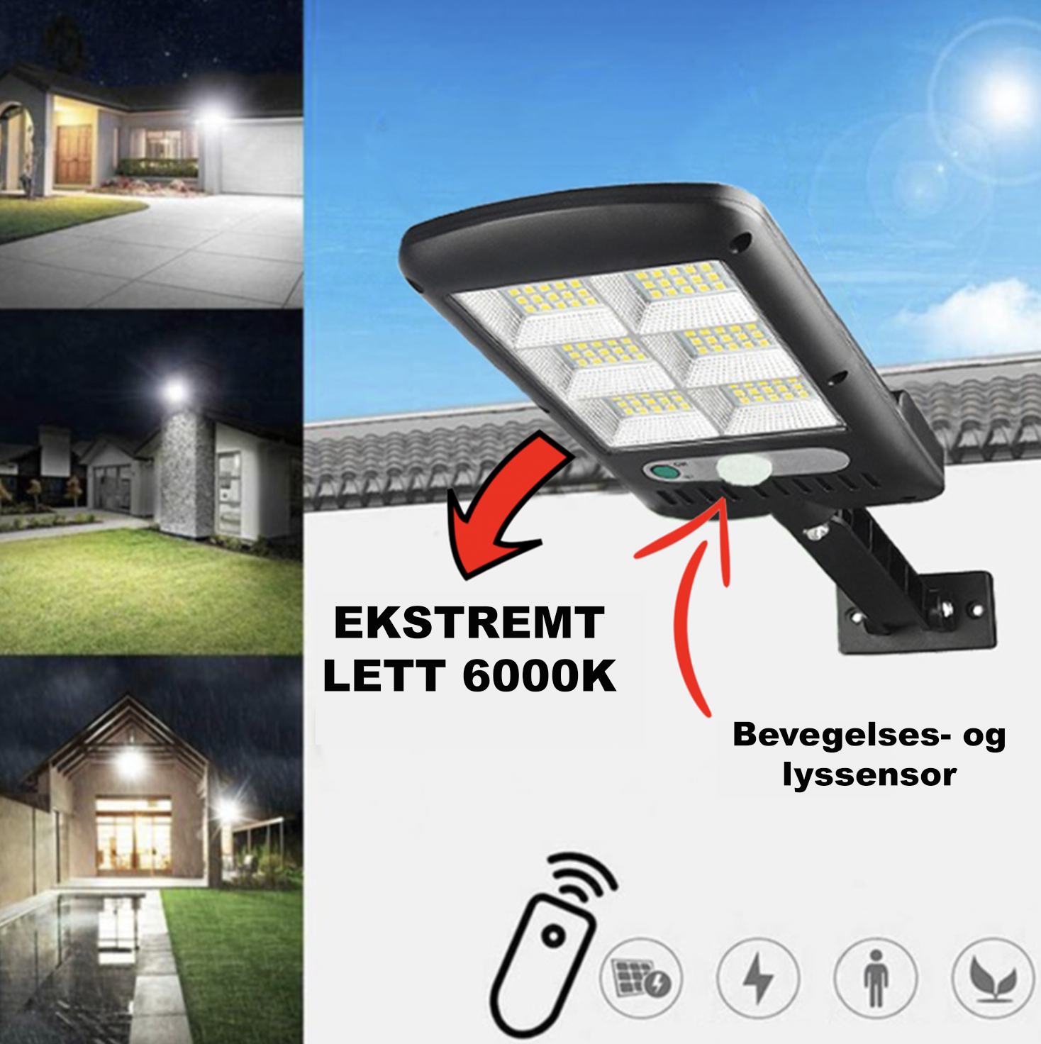 IlluminateSolar™- Det Ultimate Solcelledrevne LED-Lyset