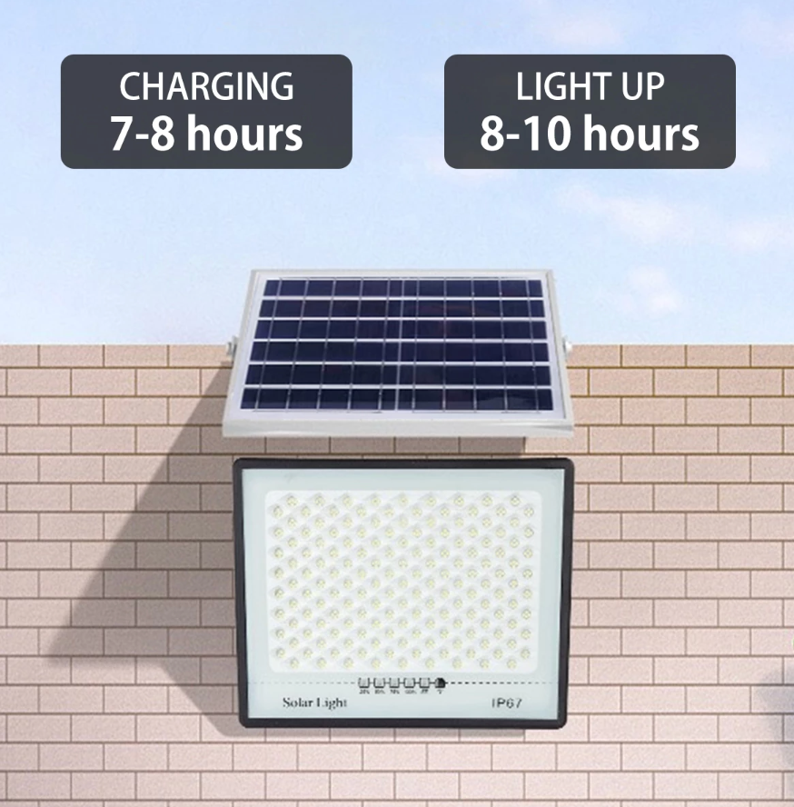 SolarBeam™ 300W - Mega-Watt solcellestrålende flomlys
