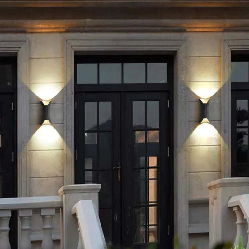 Ljusvindé™ - Vanntett LED-vegglampe i aluminium for utendørs bruk