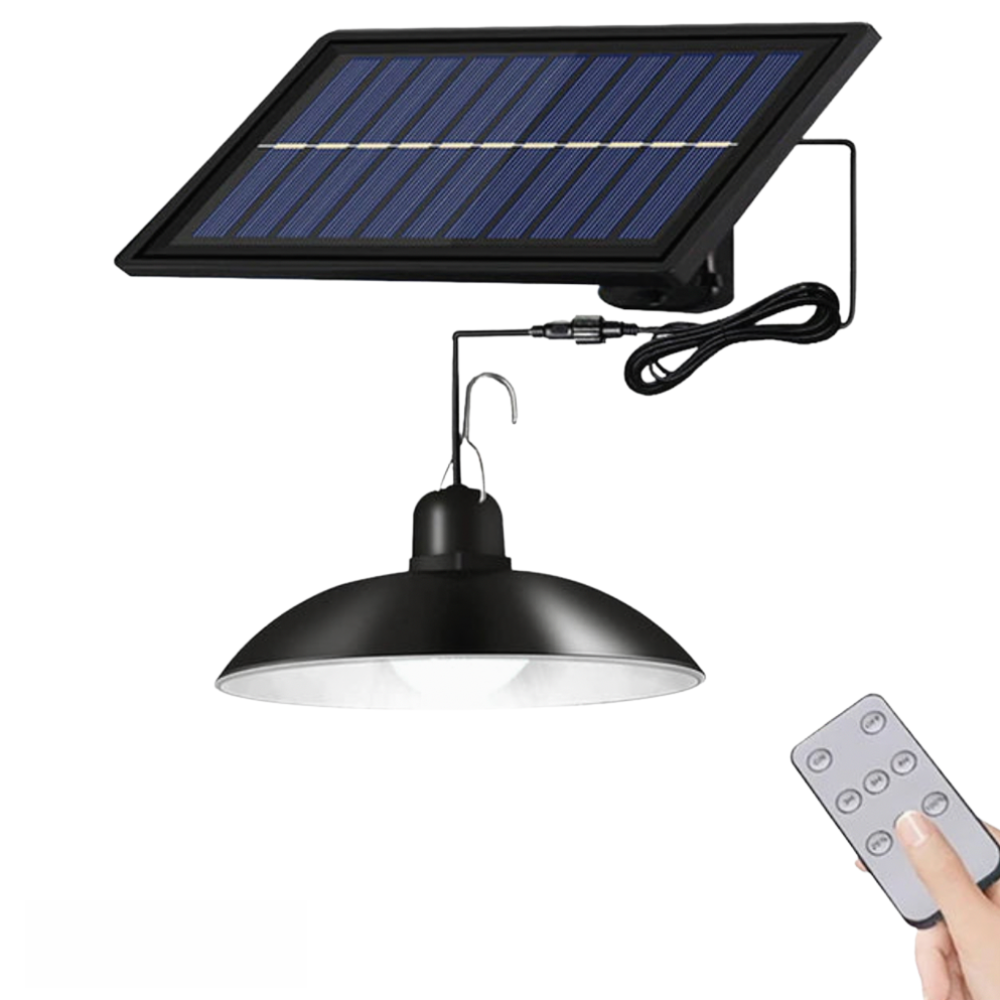 Hengende solcellelampe for utendørs bruk (Ryddesalg)