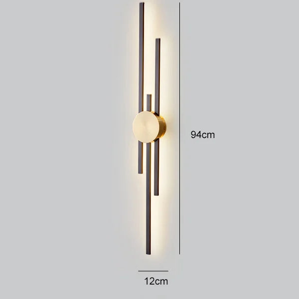 Lyskunst™ - Luksuriøse minimalistiske vegglamper i kobber