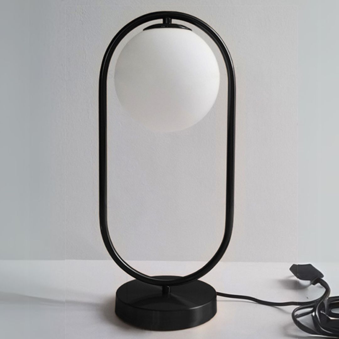 Vilnus - Moderne Glasskule Bordlampe