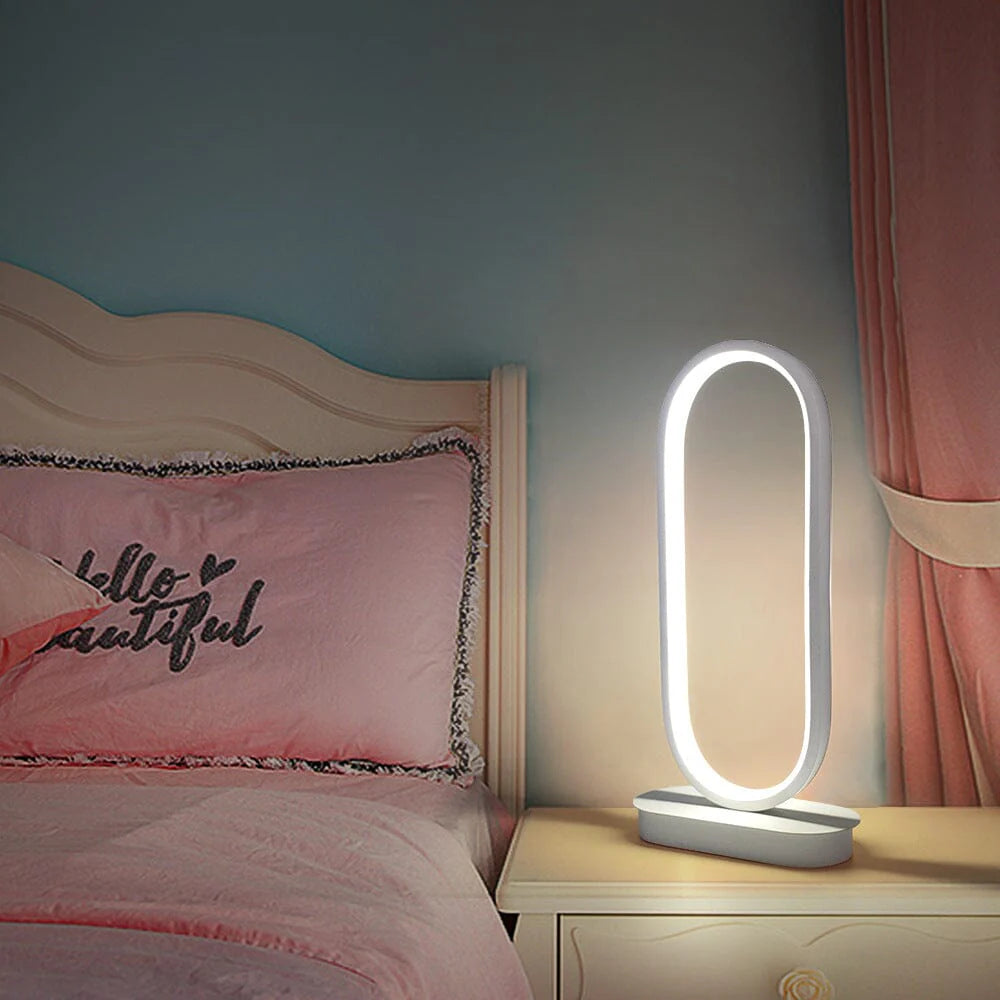 Oval - Moderne LED-bordlampe