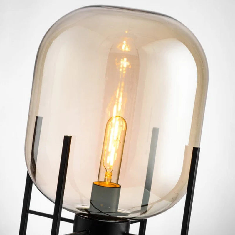 Forte - Vintage bordlampe i glass