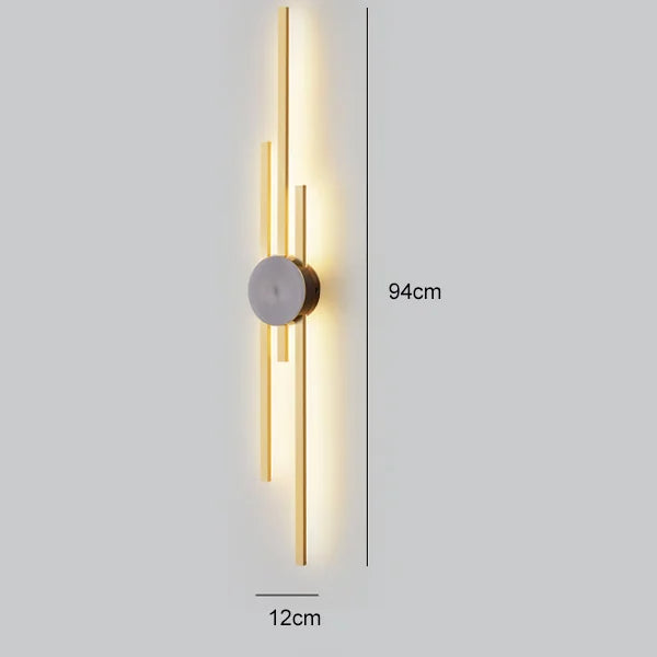 Lyskunst™ - Luksuriøse minimalistiske vegglamper i kobber