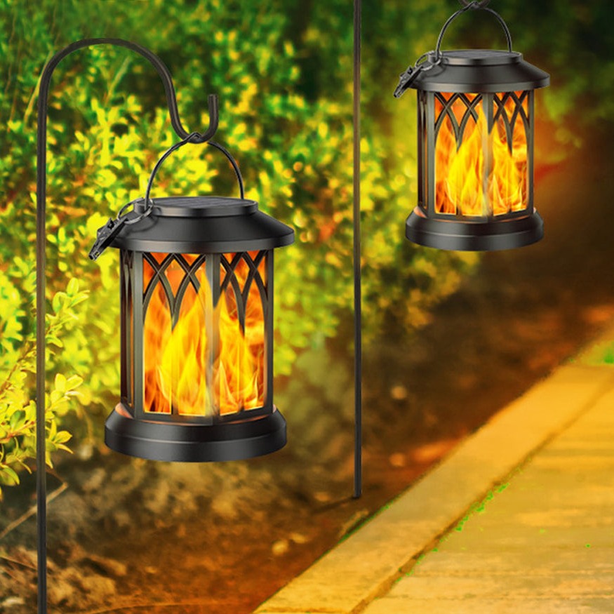 FlameGlow™- Hanglamp met vlam op zonne-energie (2 stuks)