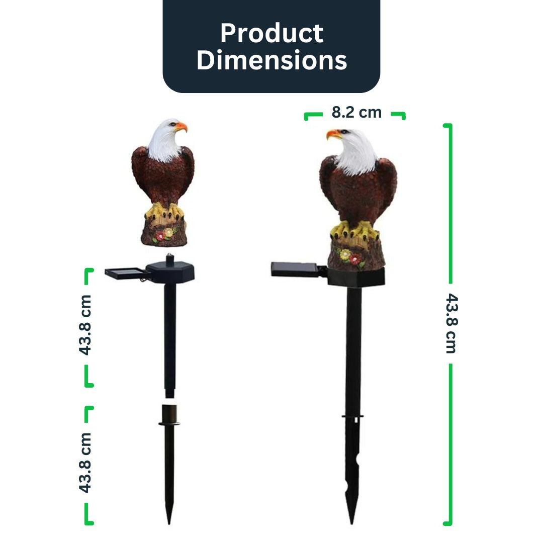 EagleGlow - solcelledrevet LED-hagelampe