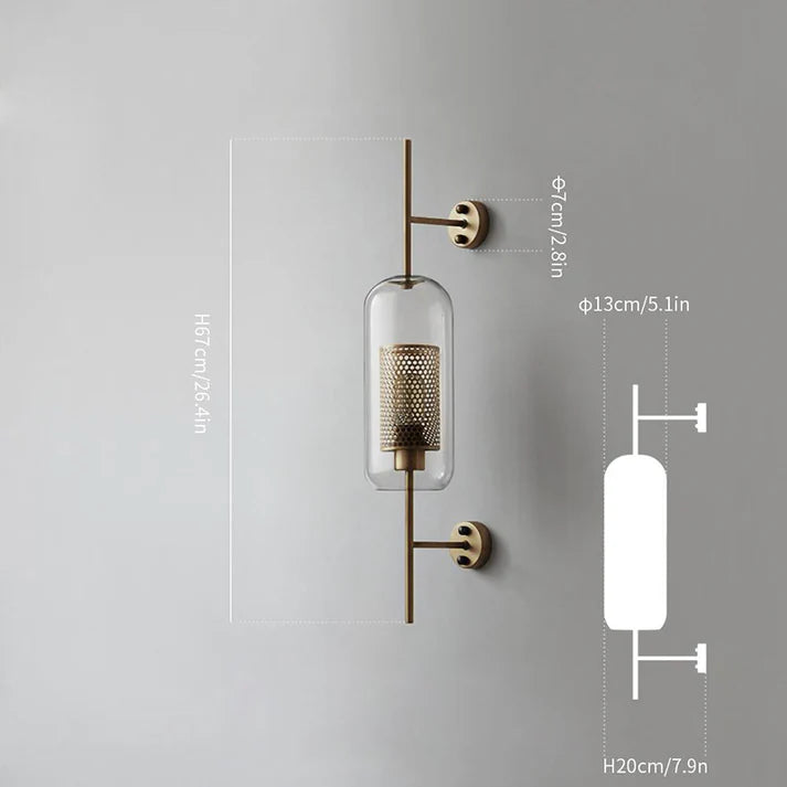 Aether™ - Moderne vegglampe av glass