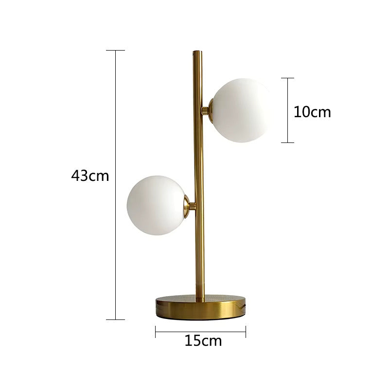 Mandoria - Bordlampe med Nordisk Glasskule