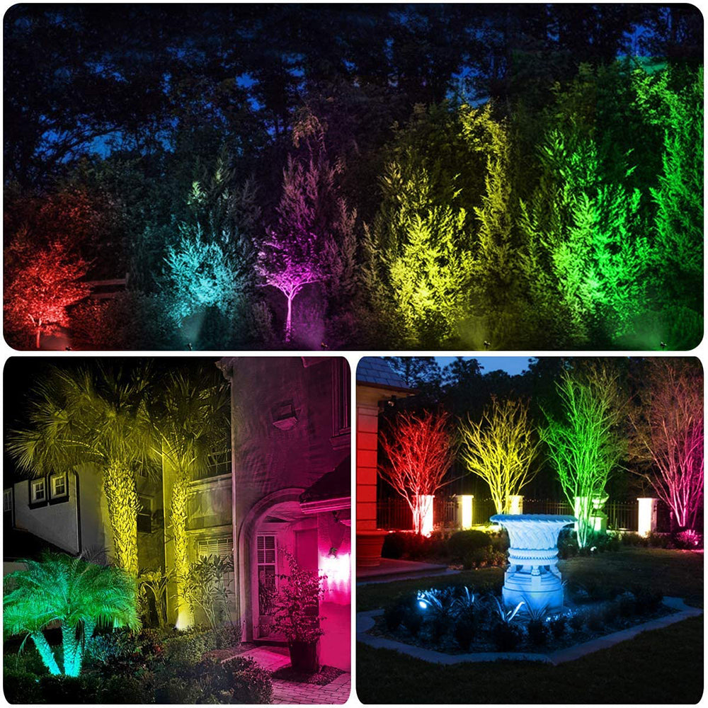 ColorSplash™ - RGB-solcelle-spotlights for utendørs bruk