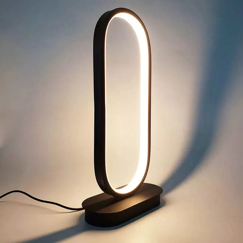 Oval - Moderne LED-bordlampe