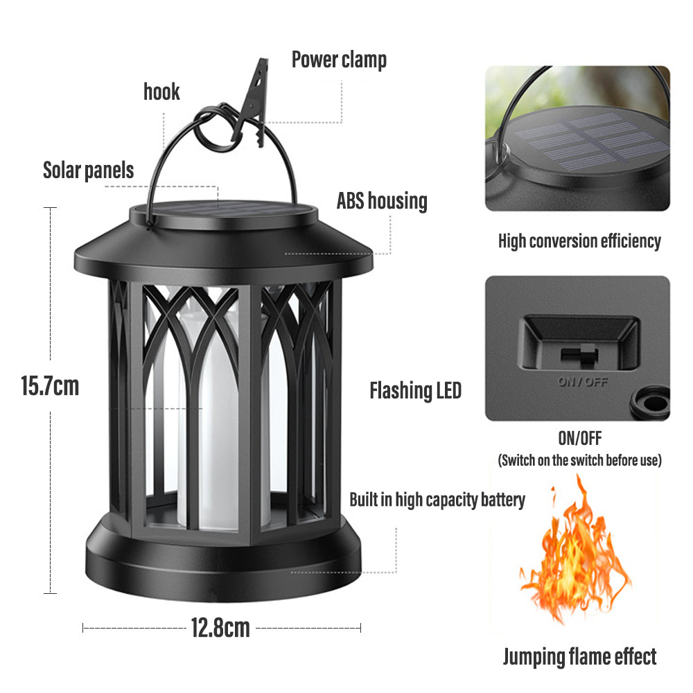 FlameGlow™- Hanglamp met vlam op zonne-energie (2 stuks)