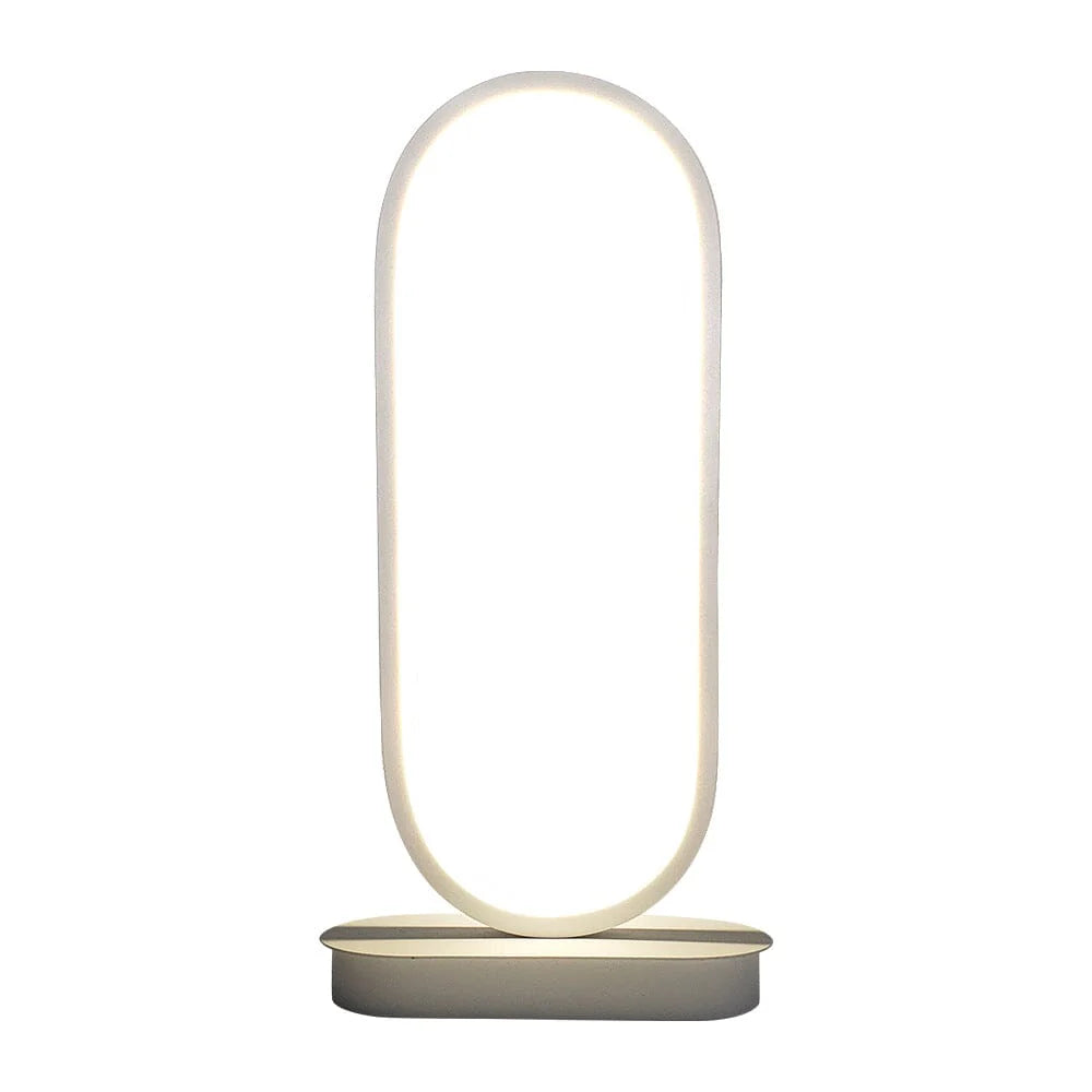 Oval - Moderne LED-bordlampe