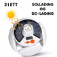 Bulby® 2 i 1 solcellelampe